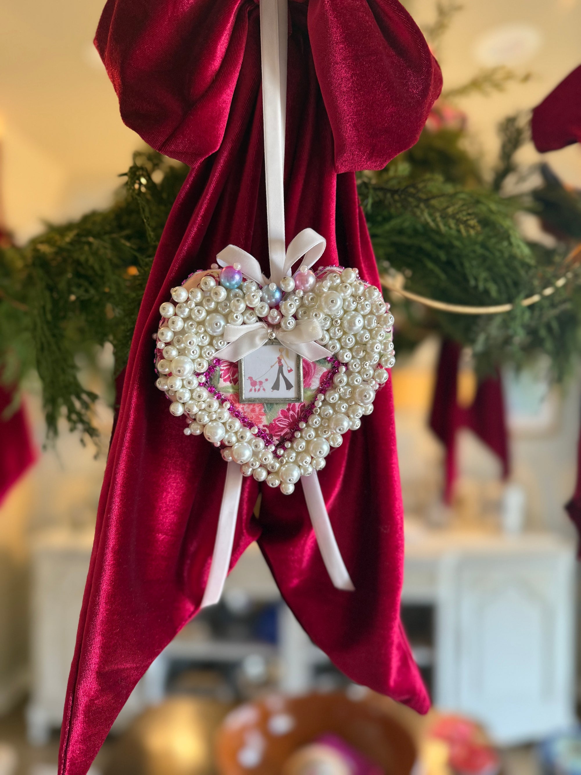 Vintage Valentine - Poodle Love