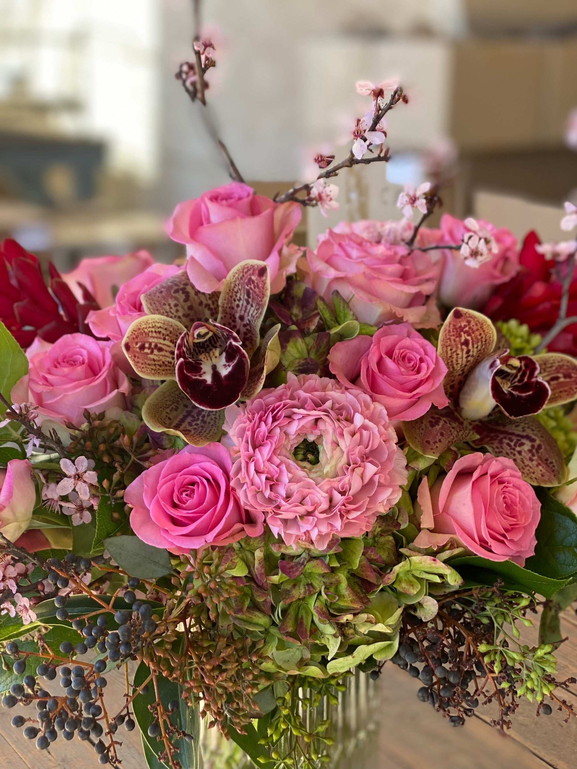 Mixed Designs Valentine's Day Arrangement